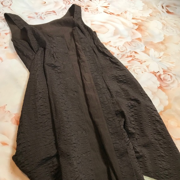 J. Crew brown button up dress - Picture 7 of 8